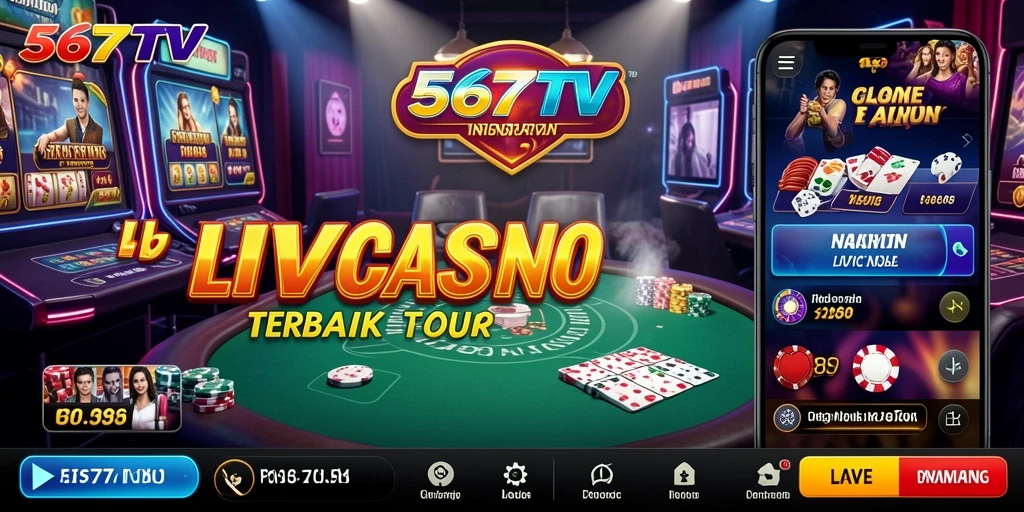 Tampilan gameplay Live Casino yang mendebarkan di 567TV.