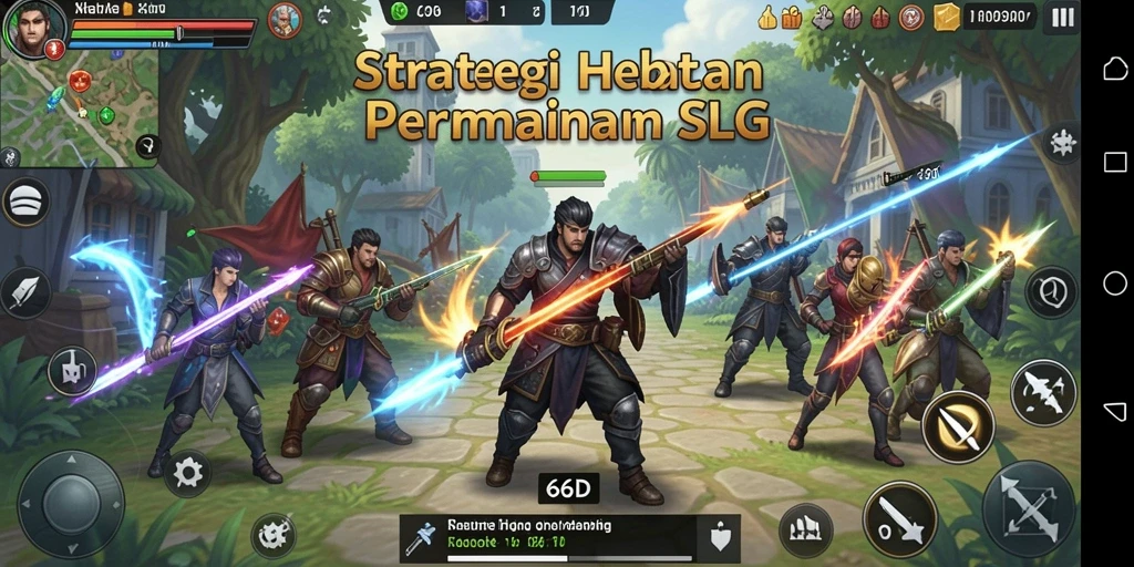 Tampilan gameplay menarik dari 66D yang penuh strategi.
