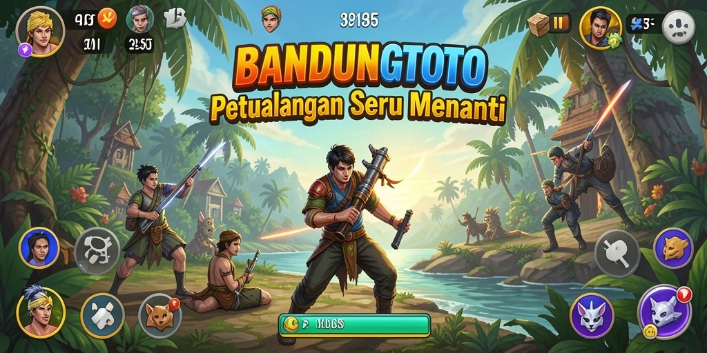 Tampilan gameplay yang memukau dalam BANDUNGTOTO.