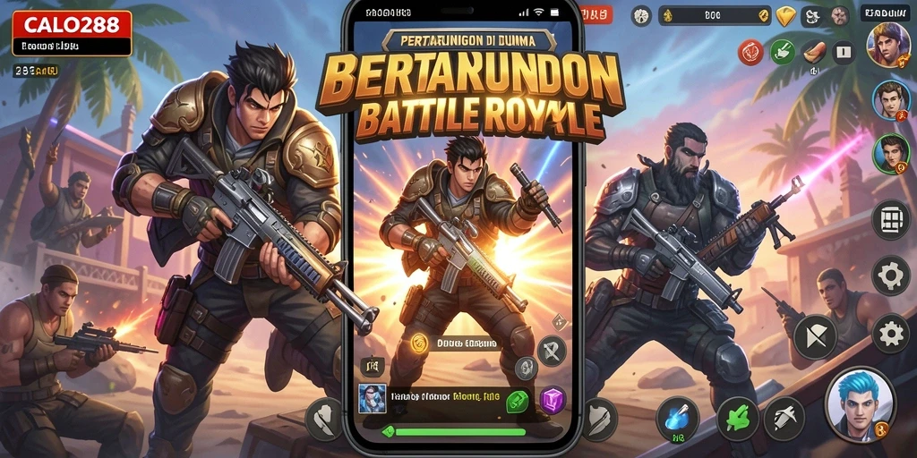Gameplay seru CALO288 dengan pertarungan Battle Royale.