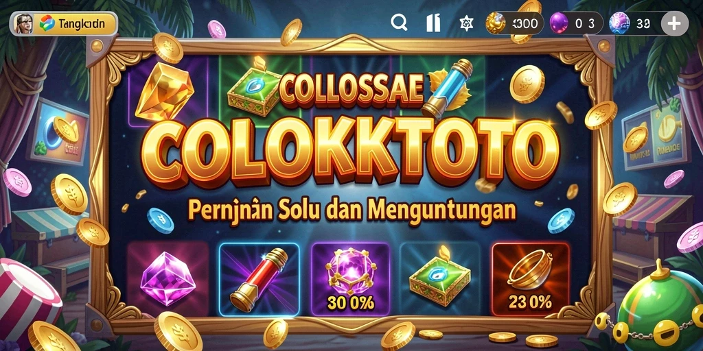 Tampilan gameplay COLOKTOTO yang menarik dan penuh warna.