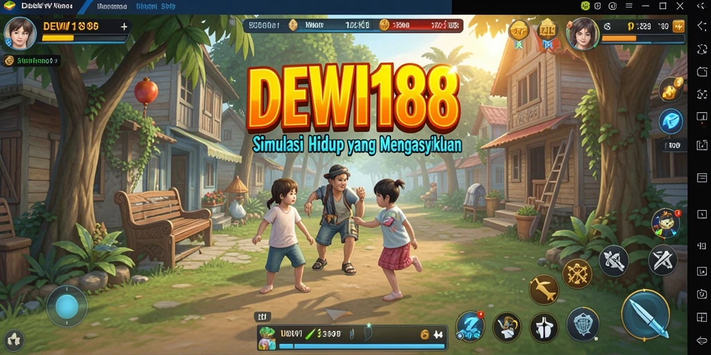 Tampilan gameplay DEWI188 yang menarik dan penuh warna.