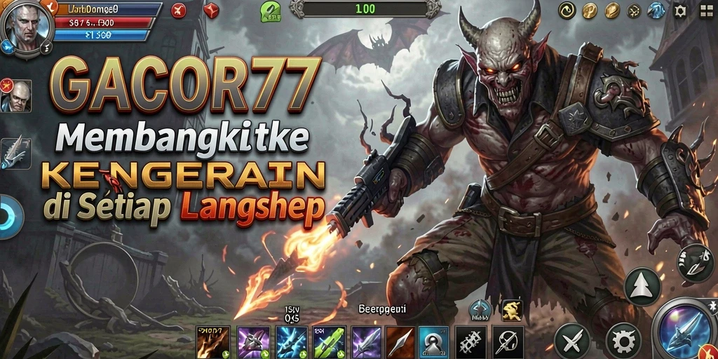 Tampilan gameplay GACOR77 yang menakutkan dan mencekam.