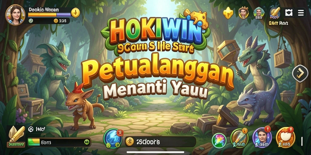 Tampilan gameplay HOKIWIN yang menegangkan dan seru.