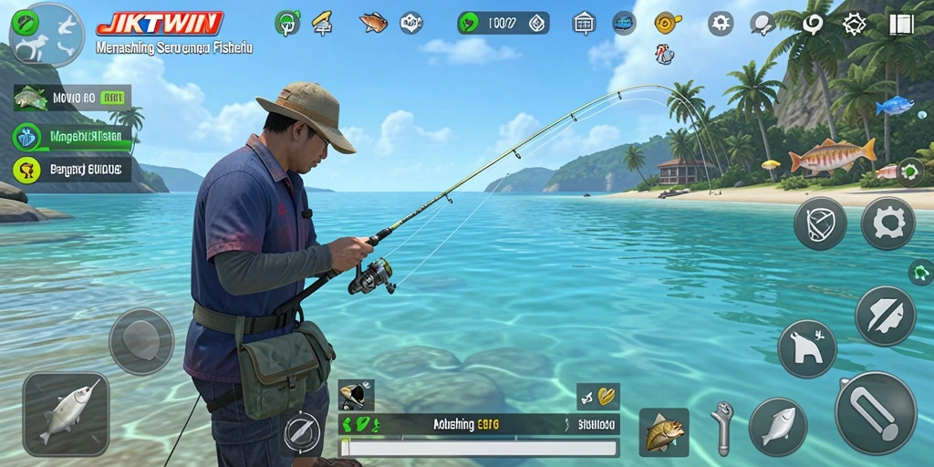 Tangkapan ikan yang besar di JKTWIN, pengalaman memancing seru.