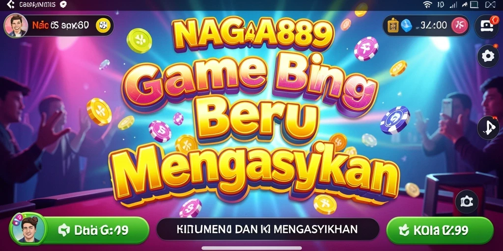 Tampilan menarik dan seru dari gameplay Bingo di NAGA889.