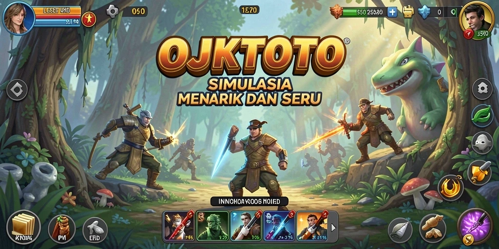 Tampilan gameplay OJKTOTO yang menakjubkan dan interaktif.