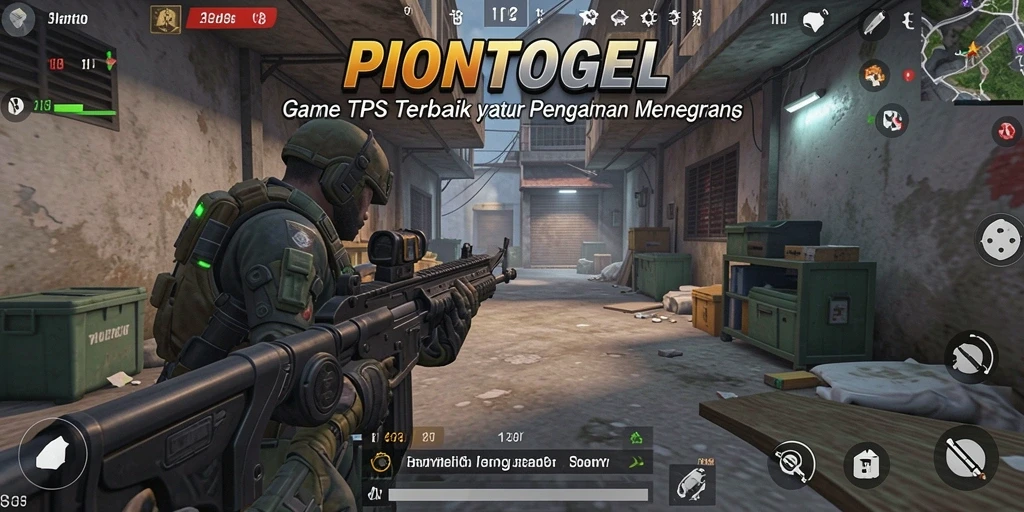 Tampilan gameplay TPS yang mendebarkan dalam PIONTOGEL.