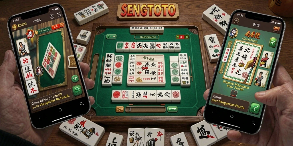Tampilan gameplay menantang SENGTOTO dengan grafis Mahjong yang menarik.